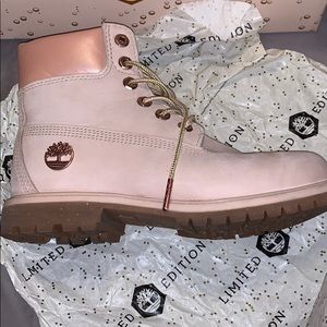 Pink timberlands!